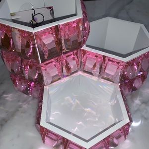 NWT BEBE ORGANIZER PINK BLING